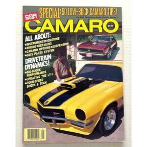 Car Craft Vintage Magazine Volume 4 No 1 Camaro EUC